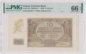 10 zloty 1940 - Ser.K