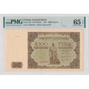 1.000 złotych 1947 - G - mała litera