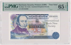 United Kingdom, Harrisons Security Printers (GBR), TEST NOTE Isambard Kingdom Brunel