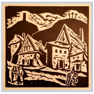 Kazimierz Wiszniewski (1894-1960), Ansichten von Kazimierz Dolny. - Baszta I Góra Trzech Krzyży, 1929,