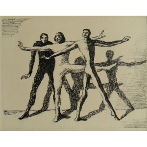 Mieczyslaw Wejman (1912-1997), Sketch for Dancing X, 1944
