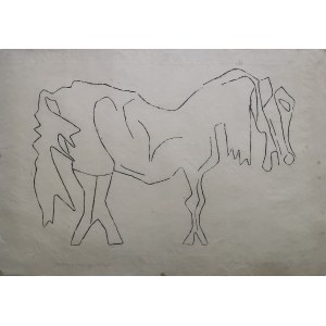 Jerzy Panek (1918-2001), Das schöne Pferd, 1967