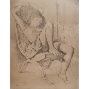 Balthus - Balthasar Klossowski de Rola (1908-2001), Schlafendes Mädchen, 1971