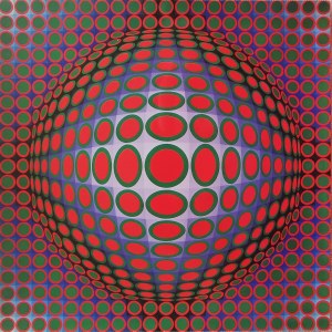 Victor Vasarely (1906 -1997), Vega-tek, 1975.