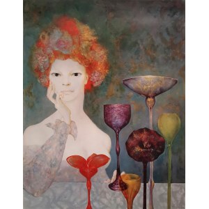 Leonor Fini (1907-1996), Strażnik źródeł, 1980