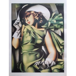 Tamara Łempicka (1898-1980), Donna Vestita in Verde, 1994