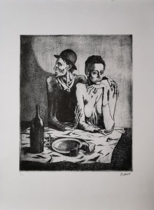 Pablo Picasso (1881-1973), Skromny posiłek, 1995