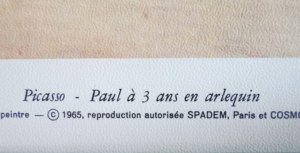 Pablo Picasso (1881-1973), Paul - Arlekin, 1965
