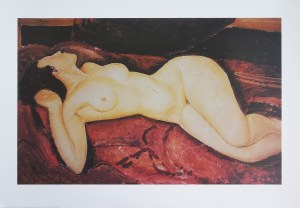 Amedeo Modigliani (1884-1920), Akt - leżąca na plecach