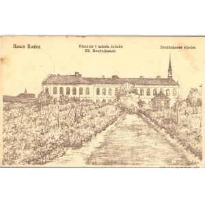 Rawa Ruska - kláštor a ženská škola SS. Dominikánov, 1917