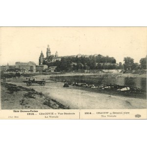 Kraków - Widok ogólny na Wawel, 1914