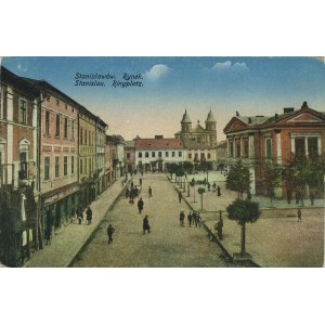 Stanislaviv - Market Square, 1917
