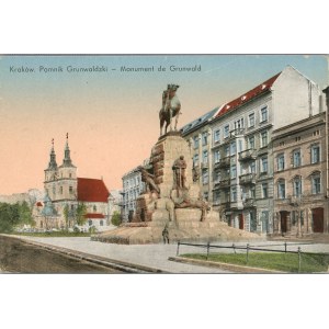 Kraków - Pomnik Grunwaldzki, ok. 1915
