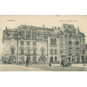 Kraków - Gmach starego teatru, 1912