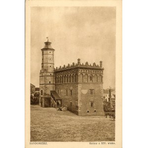 Sandomierz - Rathaus aus dem 14. Jahrhundert, ca. 1915