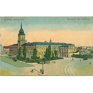 Warszawa - Plac Zamkowy, 1915