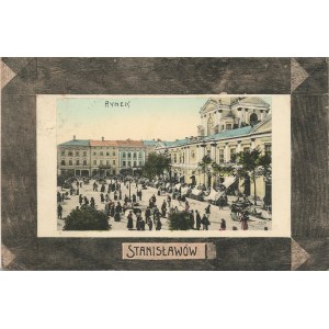 Stanislaviv - Market Square, 1909