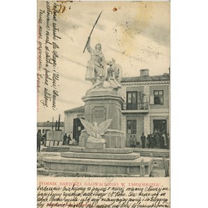 Tarnobrzeg - Monument to Bartosz Glowacki, 1905