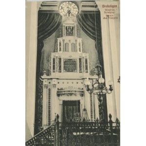 Drohobycz - Wnętrze Synagogi, 1911