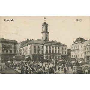Czerniowce - Ratusz, ok. 1910