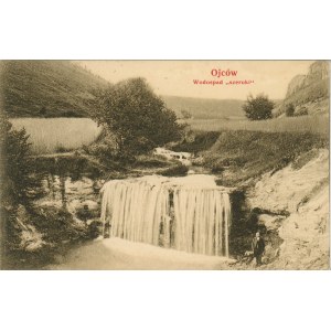 Ojców - breiter Wasserfall, um 1910