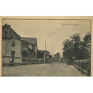 Narol - Wjazd do Narola, ok. 1910