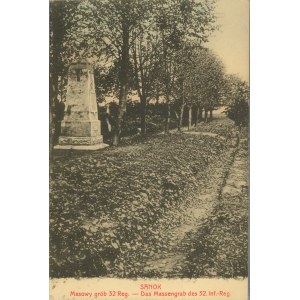 Sanok - masový hrob 32 Reg., 1916