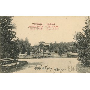 Stadtpark von Stanislaviv, 1906