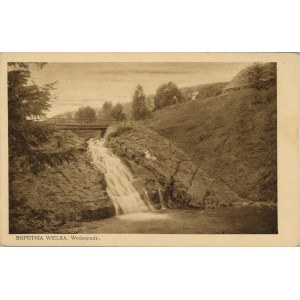 Sopotnia Wielka - Waterfalls, ca. 1920.