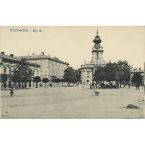 Wadowice - Tržní náměstí, asi 1905