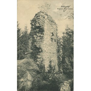 Muszyna - Resztki ruin zamku, 1908