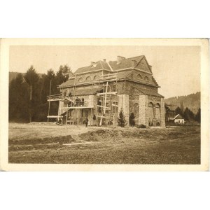 Piwniczna - Budowa Domu Uzdrowiskowego Samopomocy P. P., ok. 1910