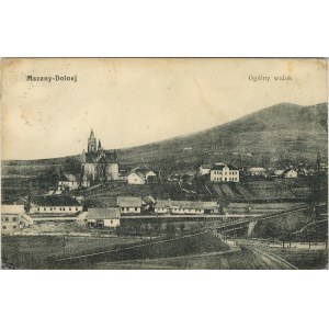 Mszana Dolna - Ogólny widok, ok. 1910