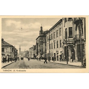 Tarnów - ulice Krakowska, cca 1920