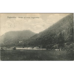 Żegiestów - Widok od strony węgierskiej, 1907