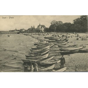 Sopot - Beach, ca. 1915
