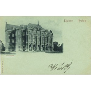 Kraków - Uniwersytet, tzw. księżycowa, 1898