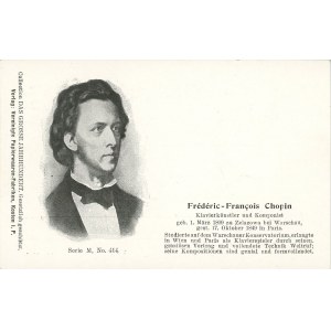 Chopin Fryderyk, okolo roku 1900