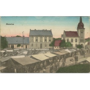 Skawina - Trhové námestie, asi 1915