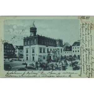Tarnów - Ratusz, tzw. księżycowa, 1899
