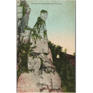 Ojcow - Versteinerter Wanderer bei Ojcow, um 1910
