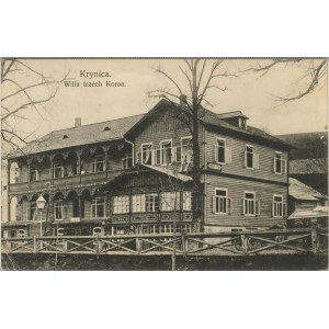 Krynica - Willa trzech Koron, ok. 1910