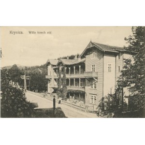 Krynica - Vila troch ruží, asi 1910