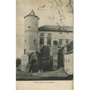 Wiśnicz - veža hradu Lubomirski, asi 1910