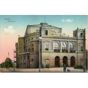 Štětín - Městské divadlo, cca 1910
