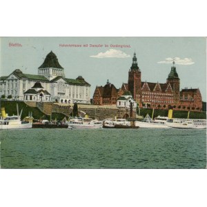 Štetín - budova múzea a vlády, 1913