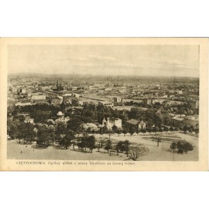 Częstochowa - Ogólny widok z wieży klasztoru na Jasnej Górze, ok. 1920