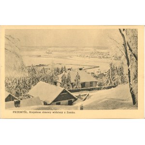 Przemyśl - Krajobraz zimowy widziany z Zamku, ok. 1915