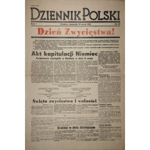 Dziennik Polski, 10 V 1945 r., Dzień zwycięstwa