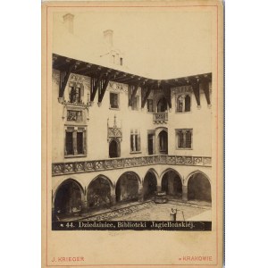 Kraków - Dziedziniec Biblioteki Jagiellońskiej, Krieger, ok. 1880